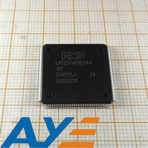 LPC2214FBD144  Electronic Components Induction Microcontroller IC ARM Microcontrollers