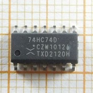 74HC595D  Electronic Components Flip Flops 74HC74D/SOT108/SO14